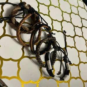 Set of 5 unisex bracelets